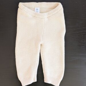 GAP Baby Cream Knit Joggers